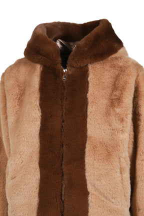 FAUX FUR JACKET / BEI