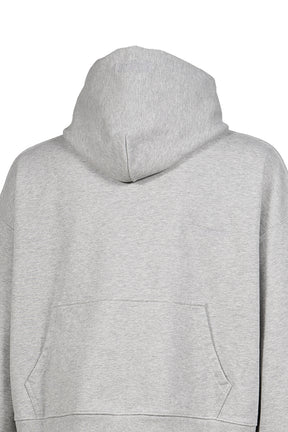 ATHLETIC LOGO HOODIE / GRY MELANGE