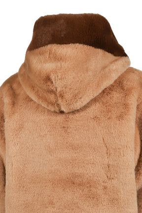 FAUX FUR JACKET / BEI