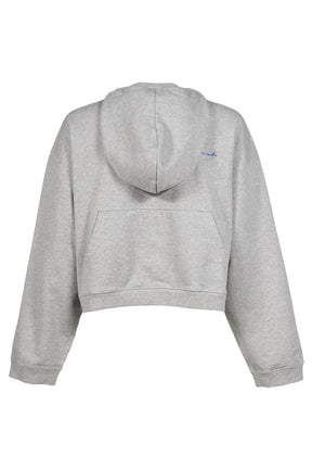 ATHLETIC LOGO HOODIE / GRY MELANGE