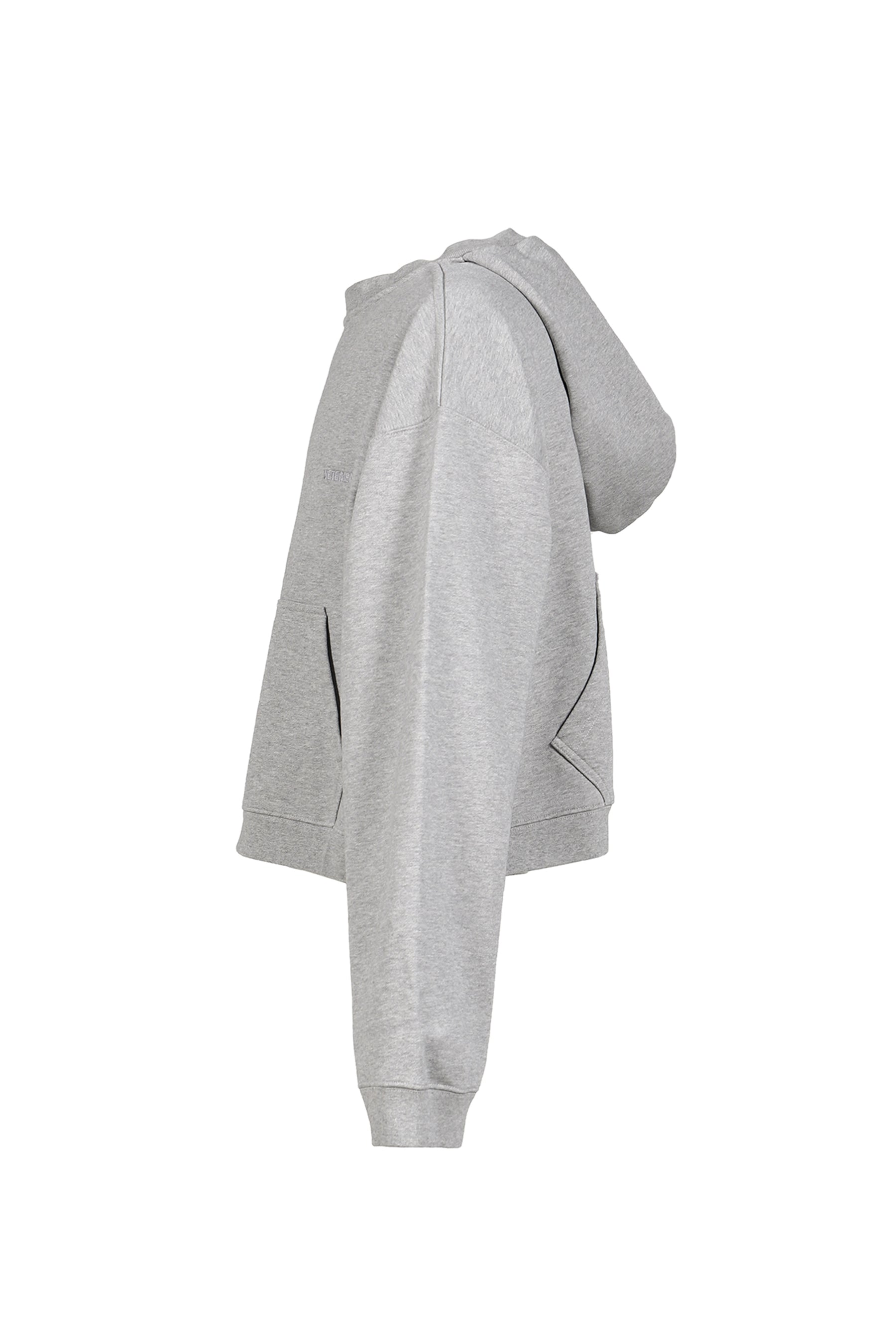 ATHLETIC LOGO HOODIE / GRY MELANGE