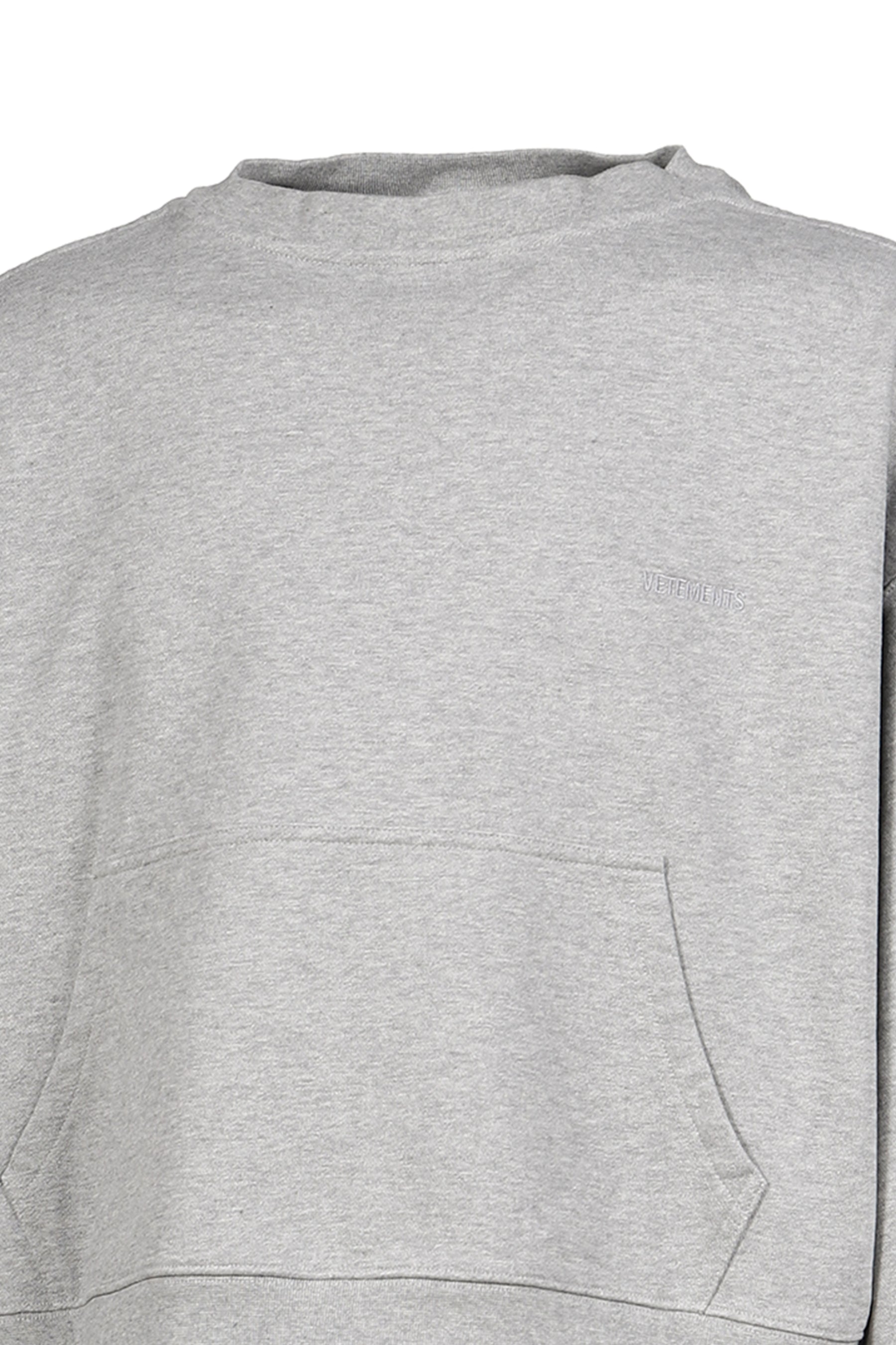 ATHLETIC LOGO HOODIE / GRY MELANGE