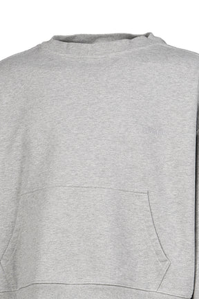 ATHLETIC LOGO HOODIE / GRY MELANGE