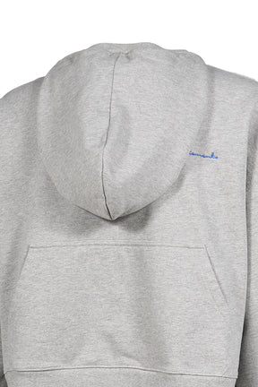 ATHLETIC LOGO HOODIE / GRY MELANGE