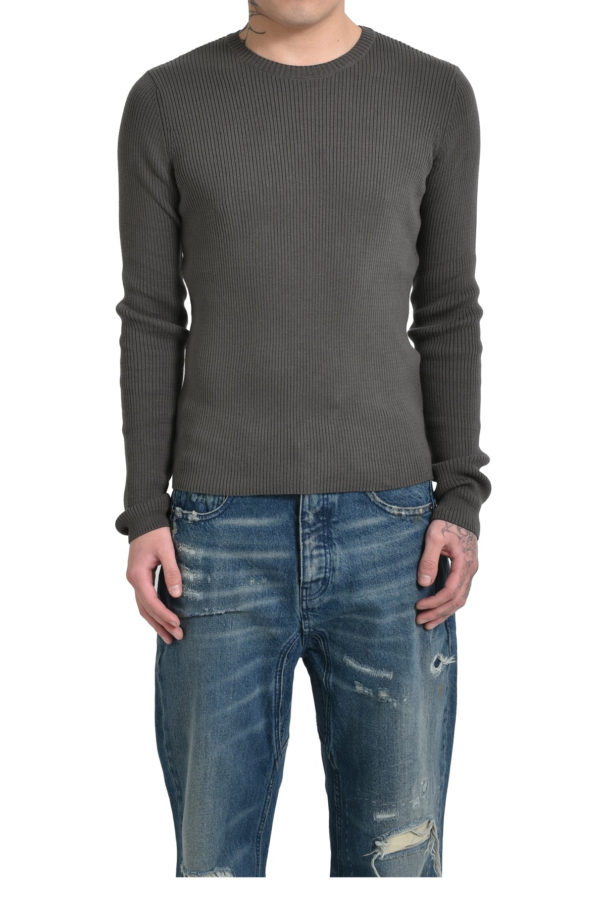 COMPACT ROUNDNECK / GRY