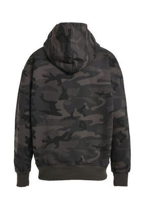 WOODLAND CAMO ZIP HOODIE / CAMO