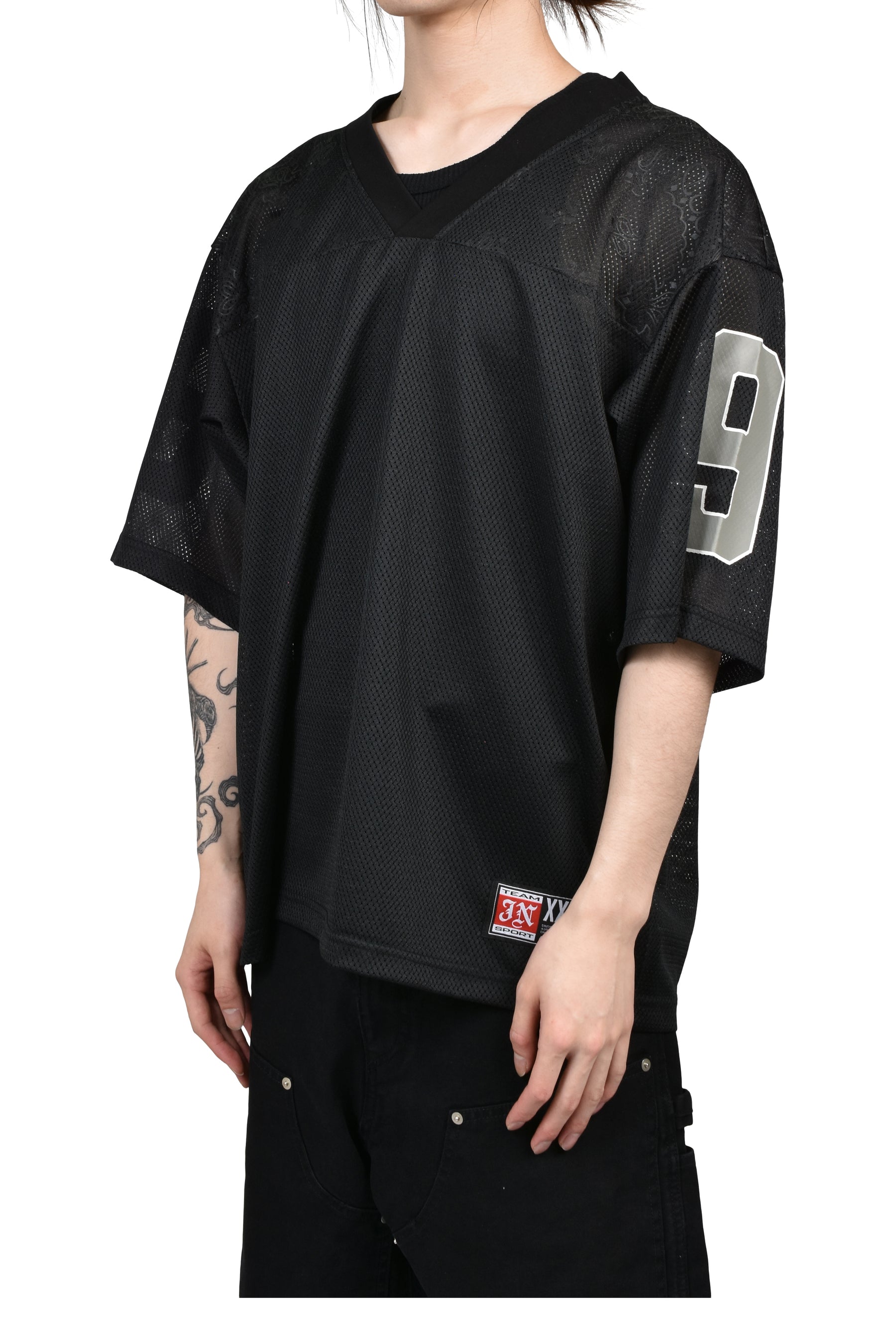 JN MESH SHIRTS / BLK
