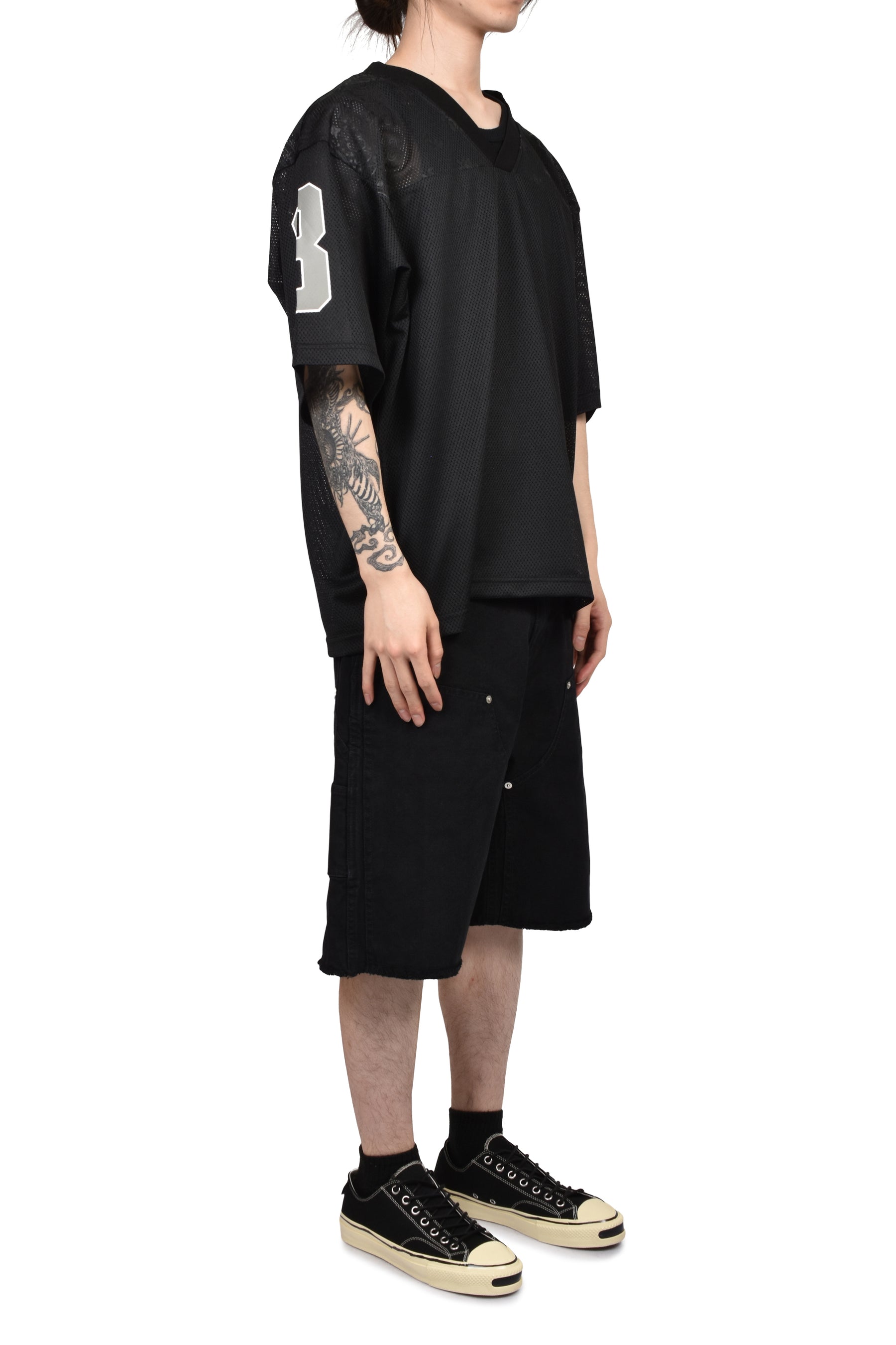 JN MESH SHIRTS / BLK