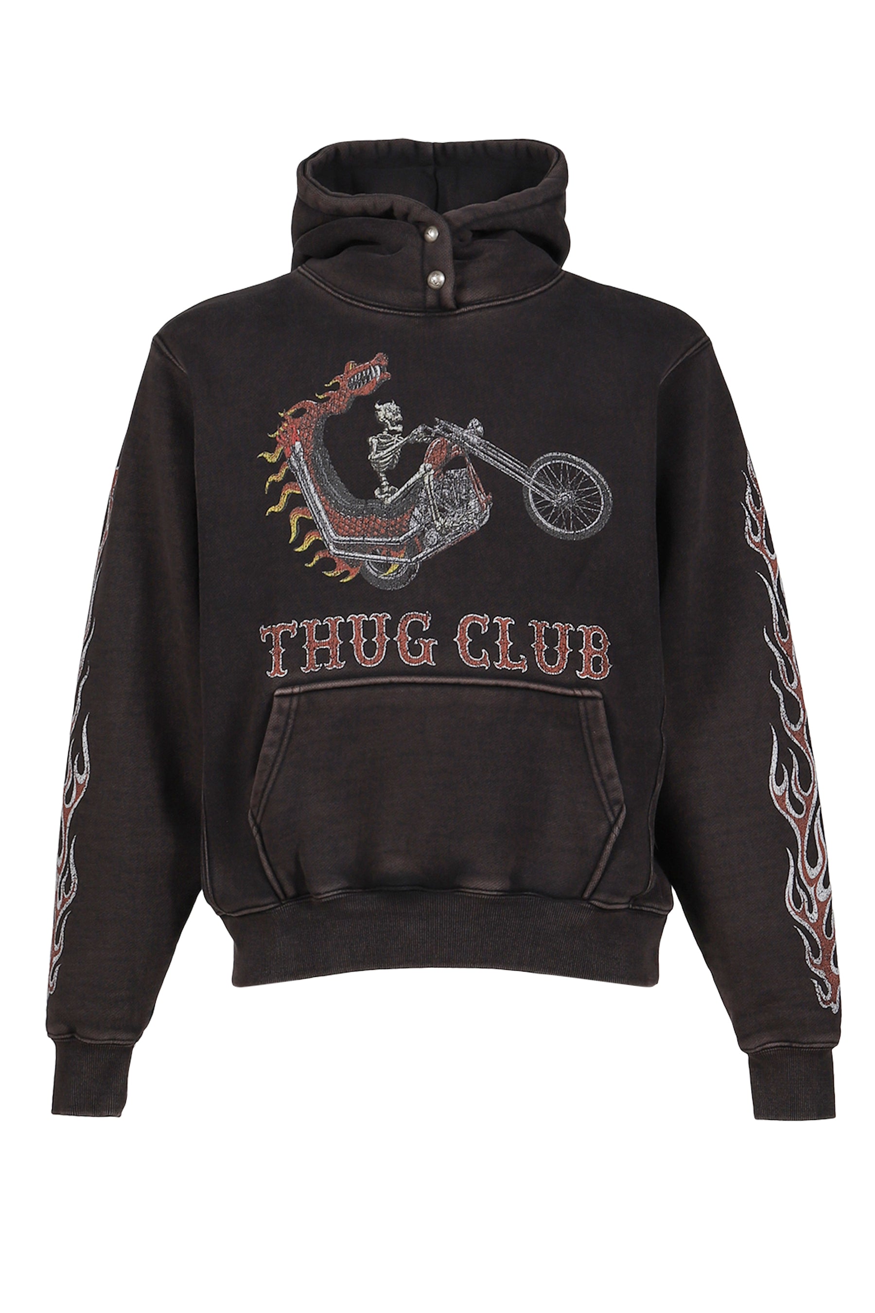 DRAGON CHOPPER HOODIE / BLACK 