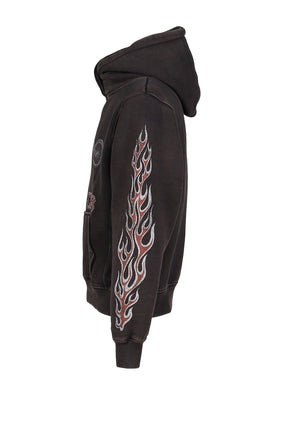 DRAGON CHOPPER HOODIE / BLACK 