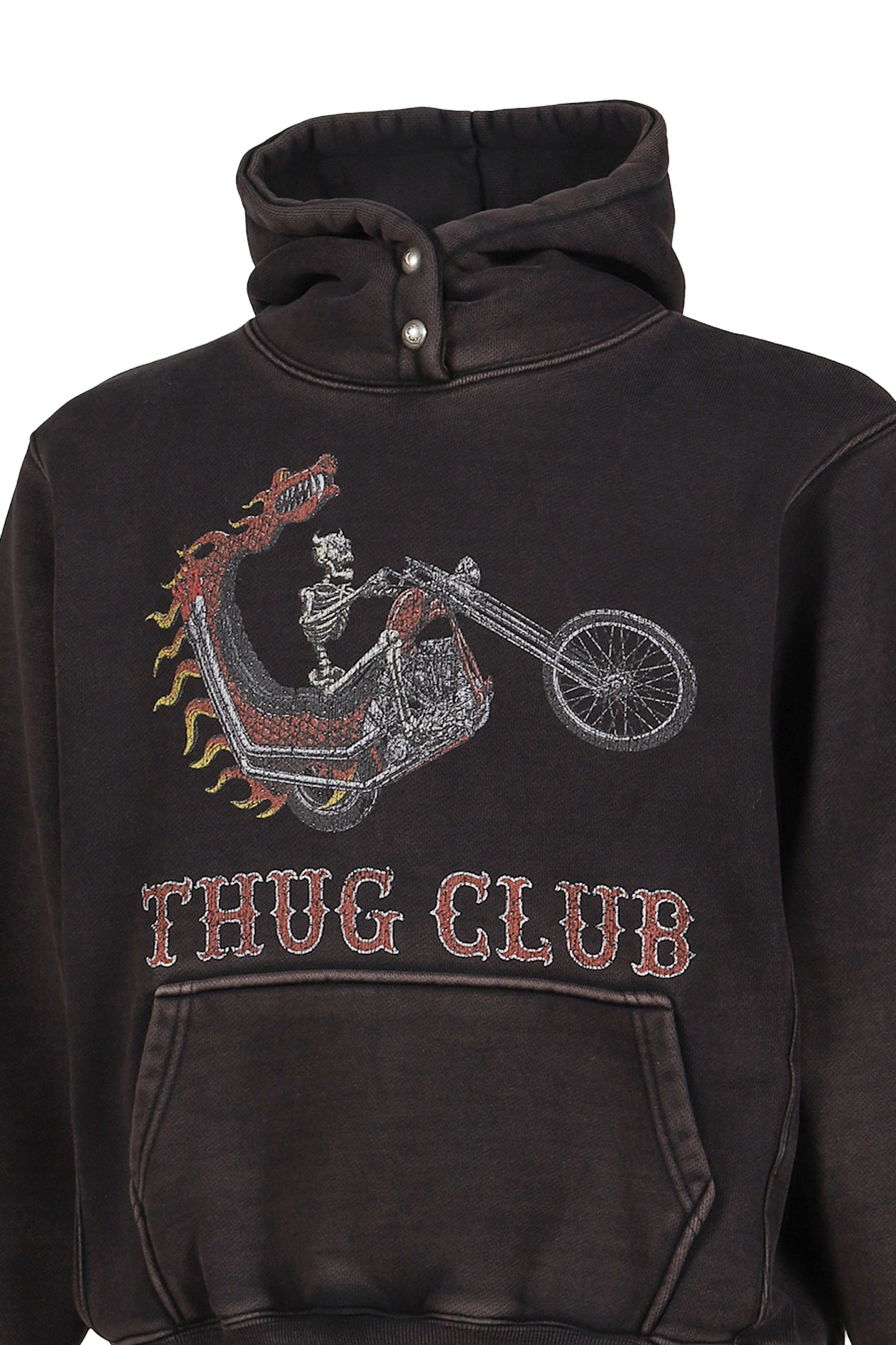 DRAGON CHOPPER HOODIE / BLACK 