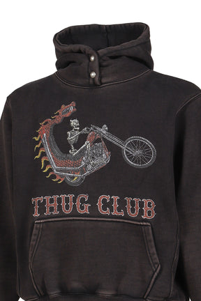 DRAGON CHOPPER HOODIE / BLACK 