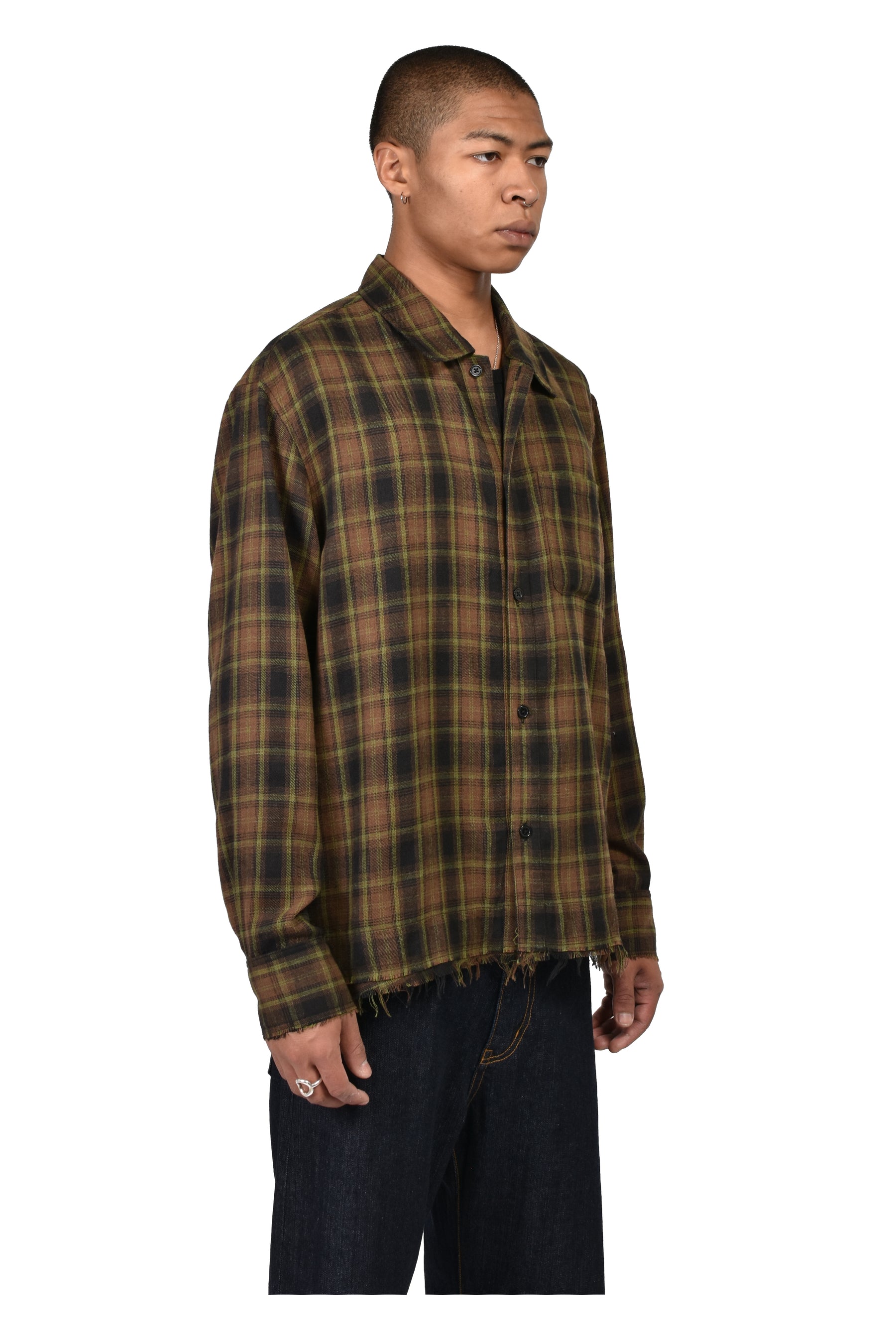 ECHO FLANNEL / UMBER MOSS