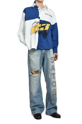 META RUGBY / BLU / WHT