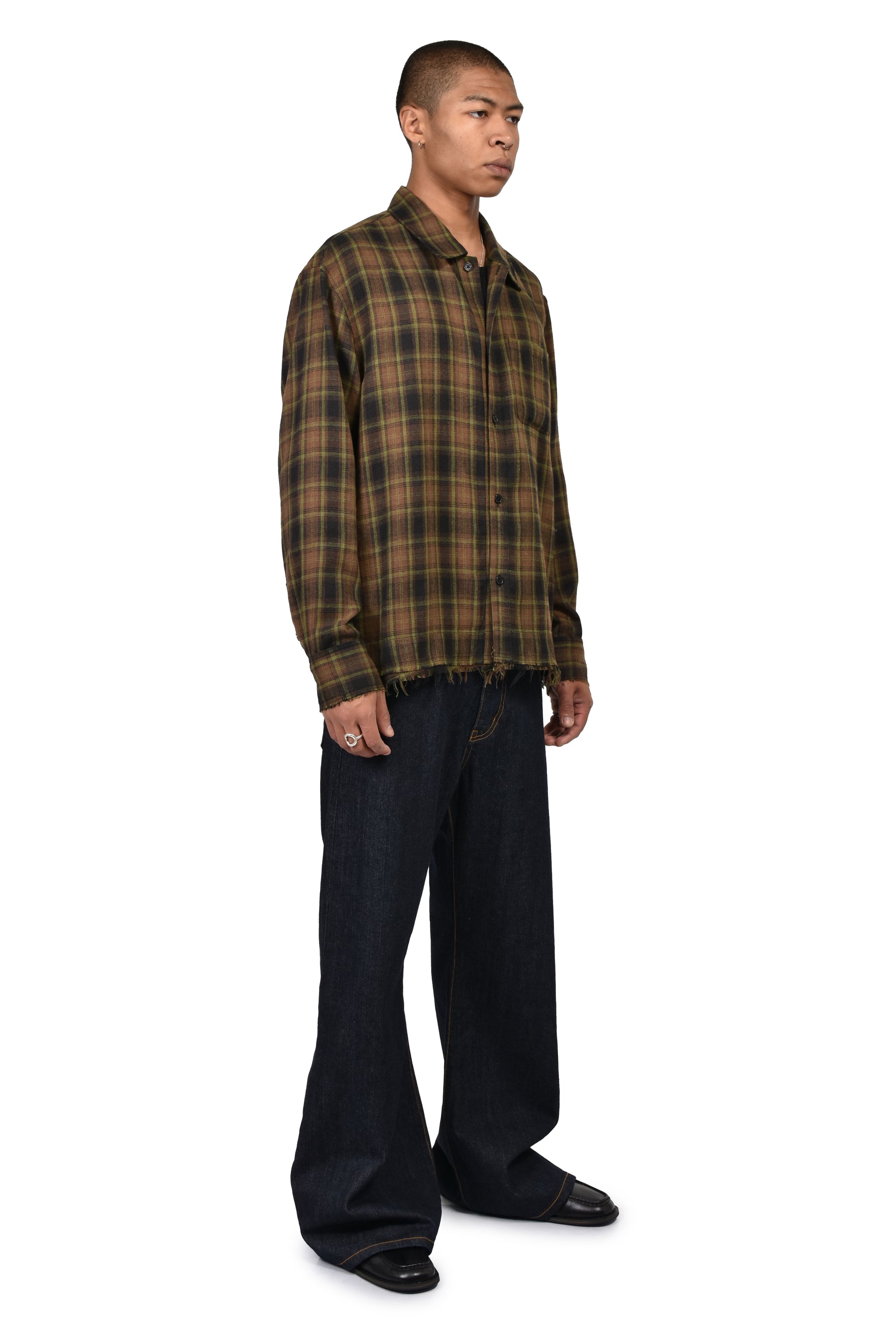 ECHO FLANNEL / UMBER MOSS