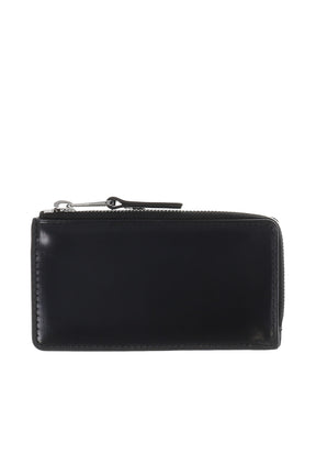 PATINA ZIP COIN CARD HOLDER / BLK