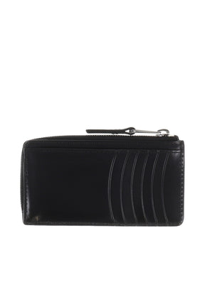 PATINA ZIP COIN CARD HOLDER / BLK