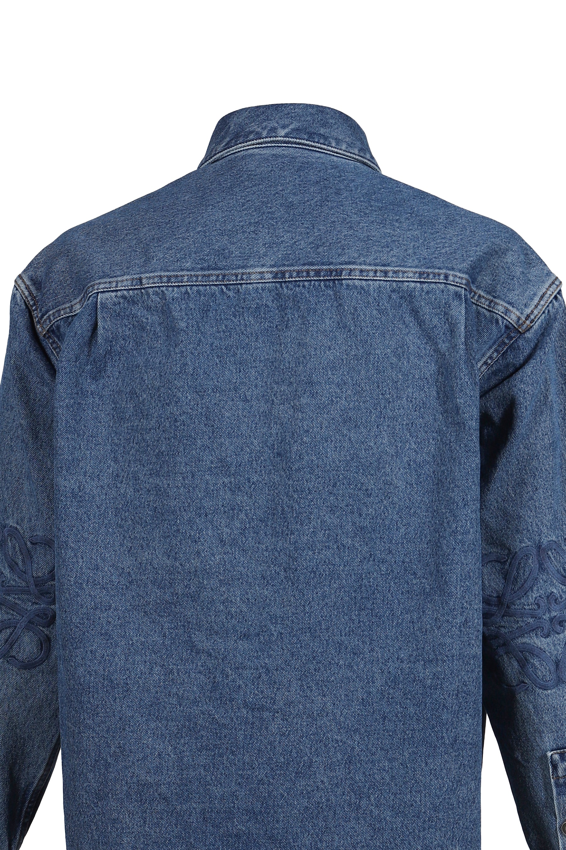 ANAGRAM OVERSHIRT / MID BLU DENIM
