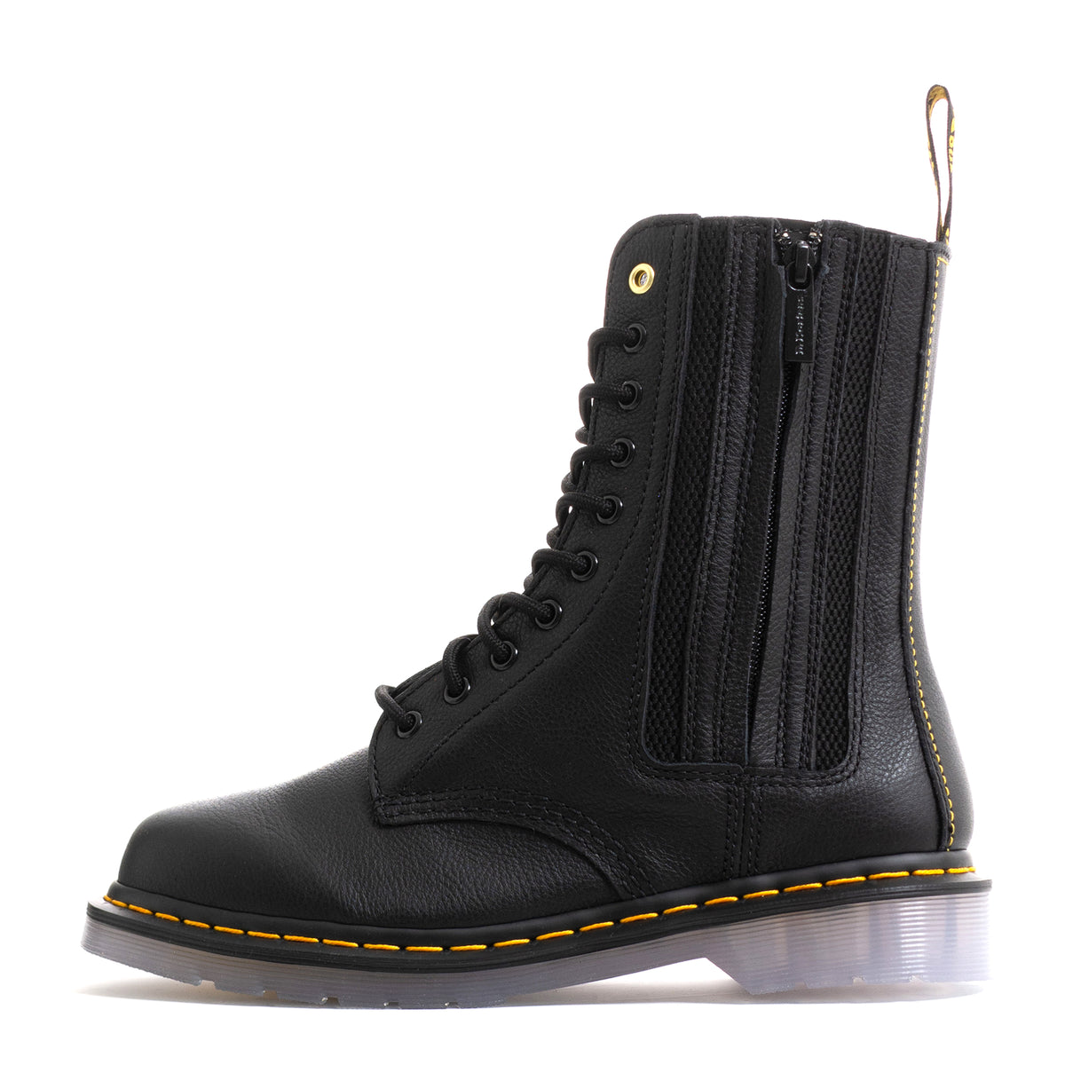 Yohji Yamamoto ヨウジヤマモト FW23 10 HOLES SIDE GORE BOOTS / BLK 