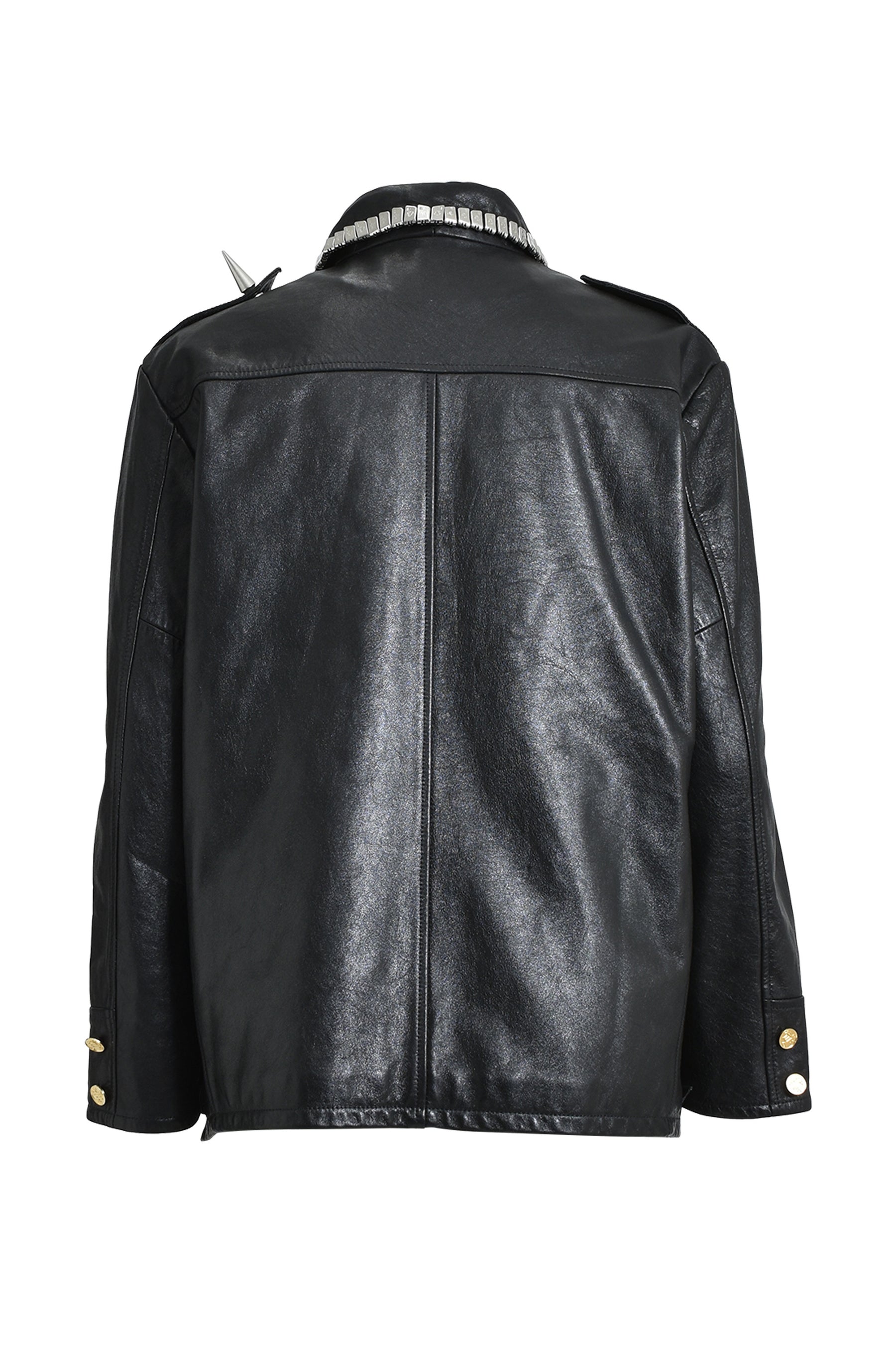 Marking Distance PIERCED POLICE JACKET / BLK