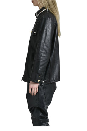 Marking Distance PIERCED POLICE JACKET / BLK