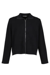 SHRUNKEN FULLZIP / BLK
