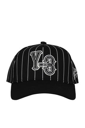 Y-3 PINSTRI CAP / BLK
