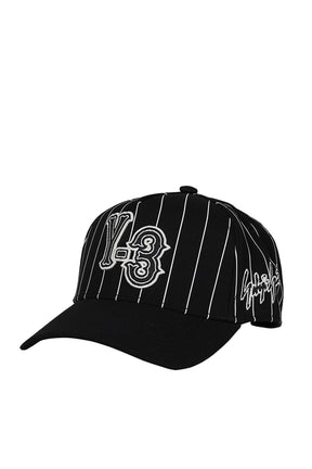 Y-3 PINSTRI CAP / BLK