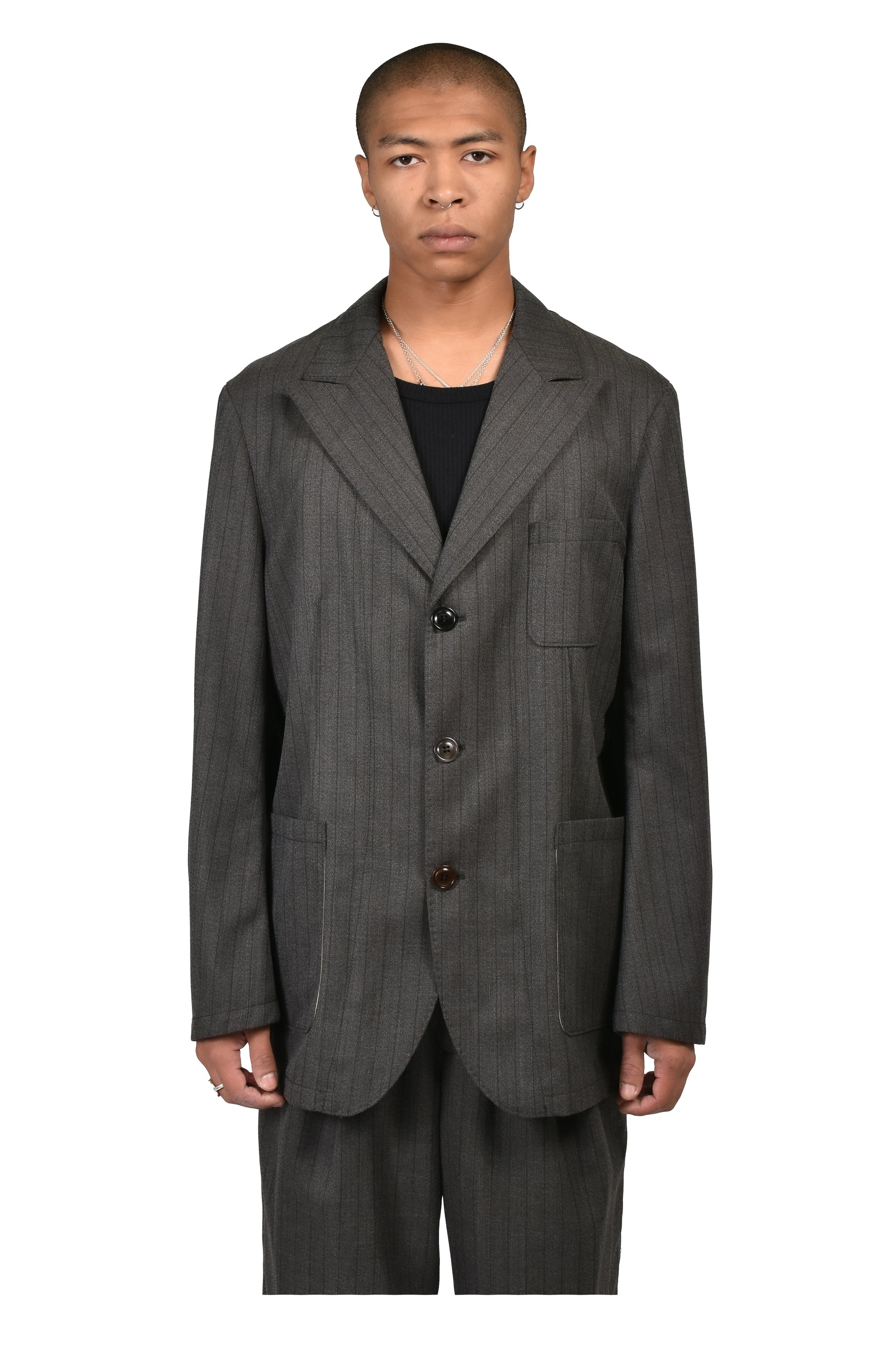 FARMER'S TAILORED JACKET / CHA BLK