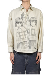 HENRI’S EVERYDAY SHIRT (TWINS WITH MOTHER) / WHT BLK