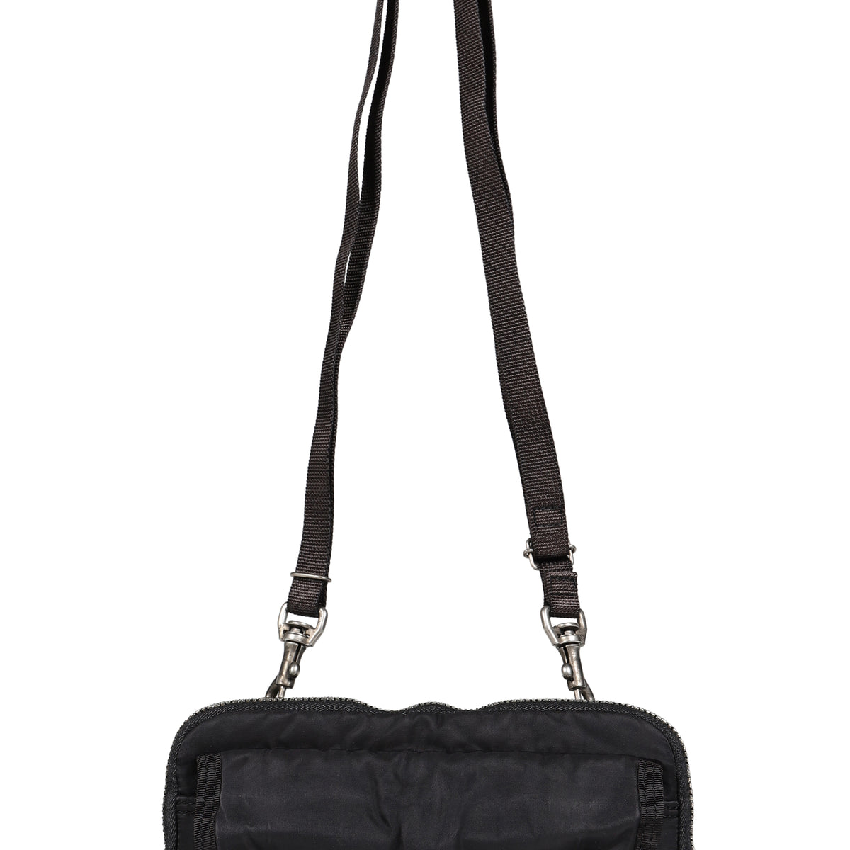 PORTER CLASSIC MADE IN JAPAN SS26 SUPER NYLON WALLET POUCH / BLK