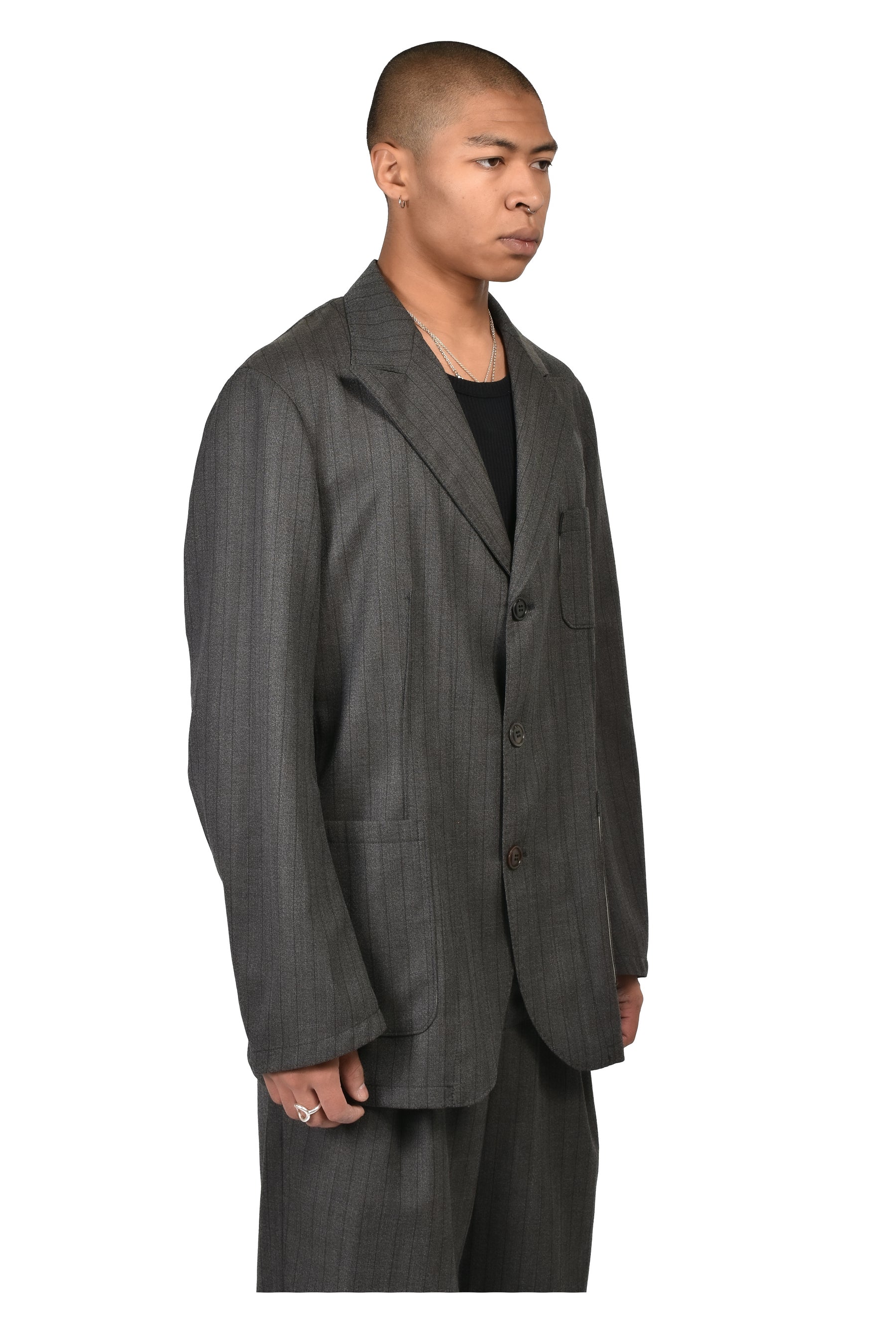 FARMER'S TAILORED JACKET / CHA BLK