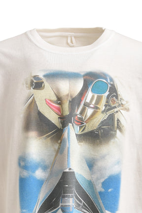 ANDROID PRINT T-SHIRT / WHT