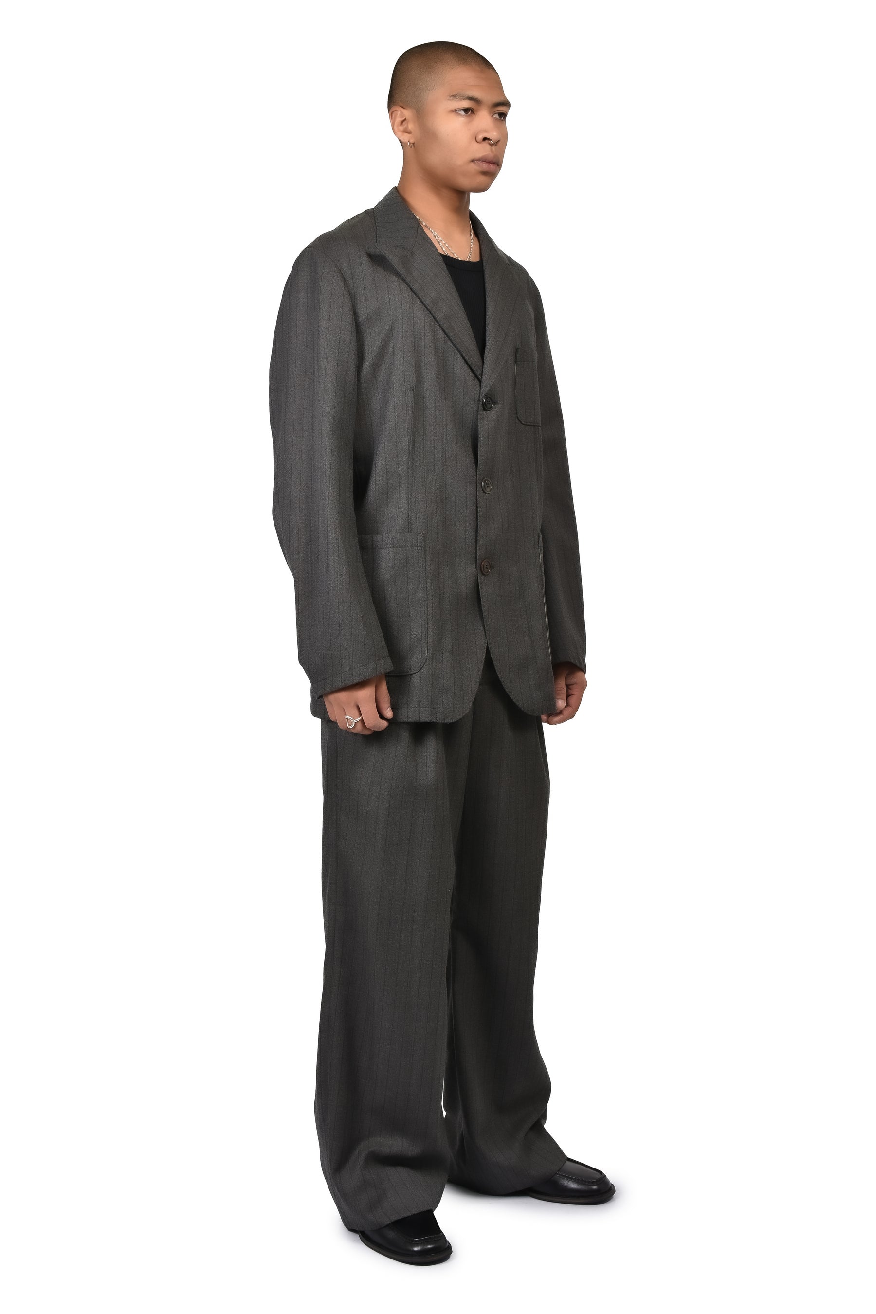 FARMER'S TAILORED JACKET / CHA BLK