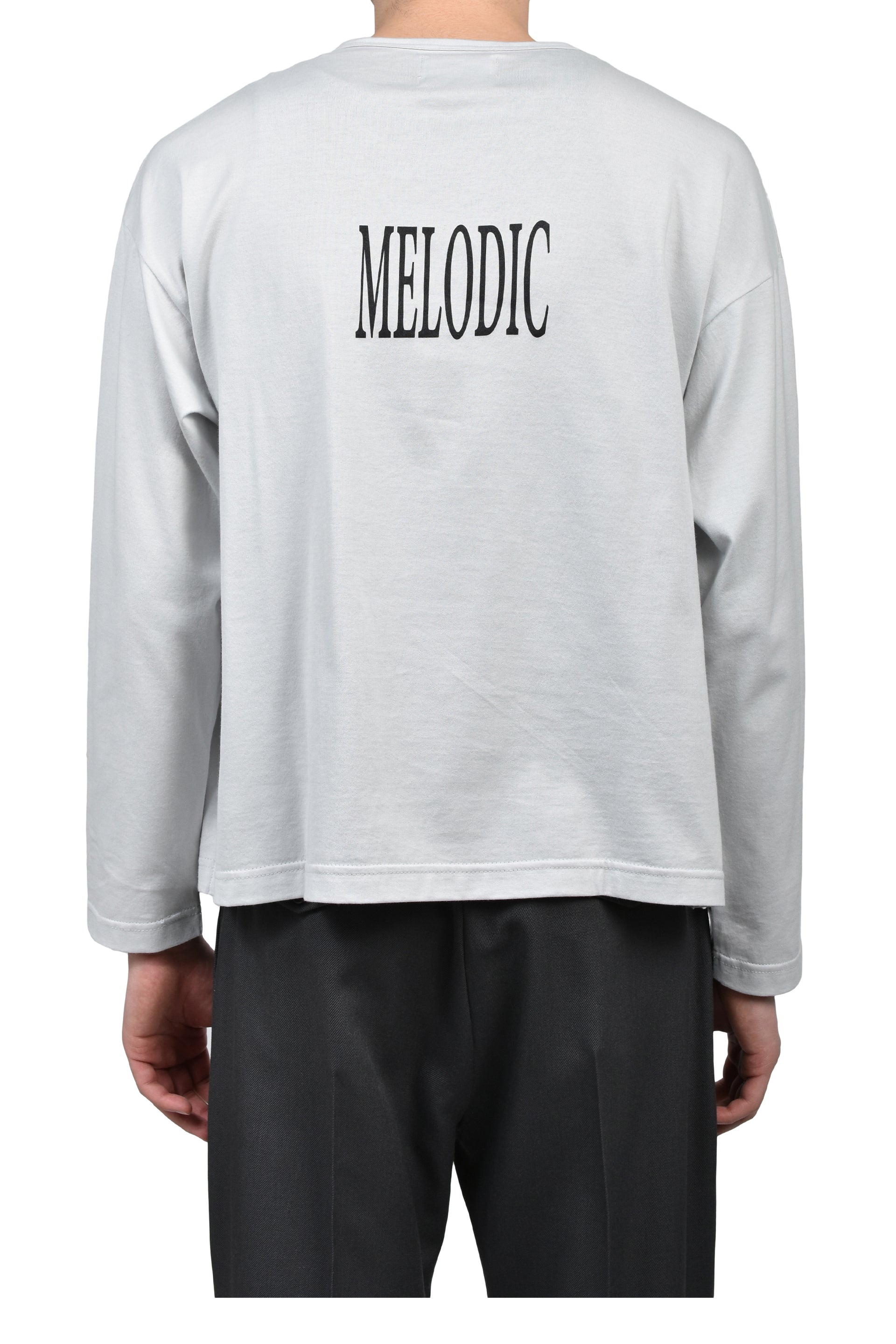 16 HENLEY LONG SLEEVE / SIL GRY