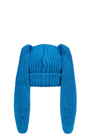 CHUNKY RABBIT BEANIE / BLU 