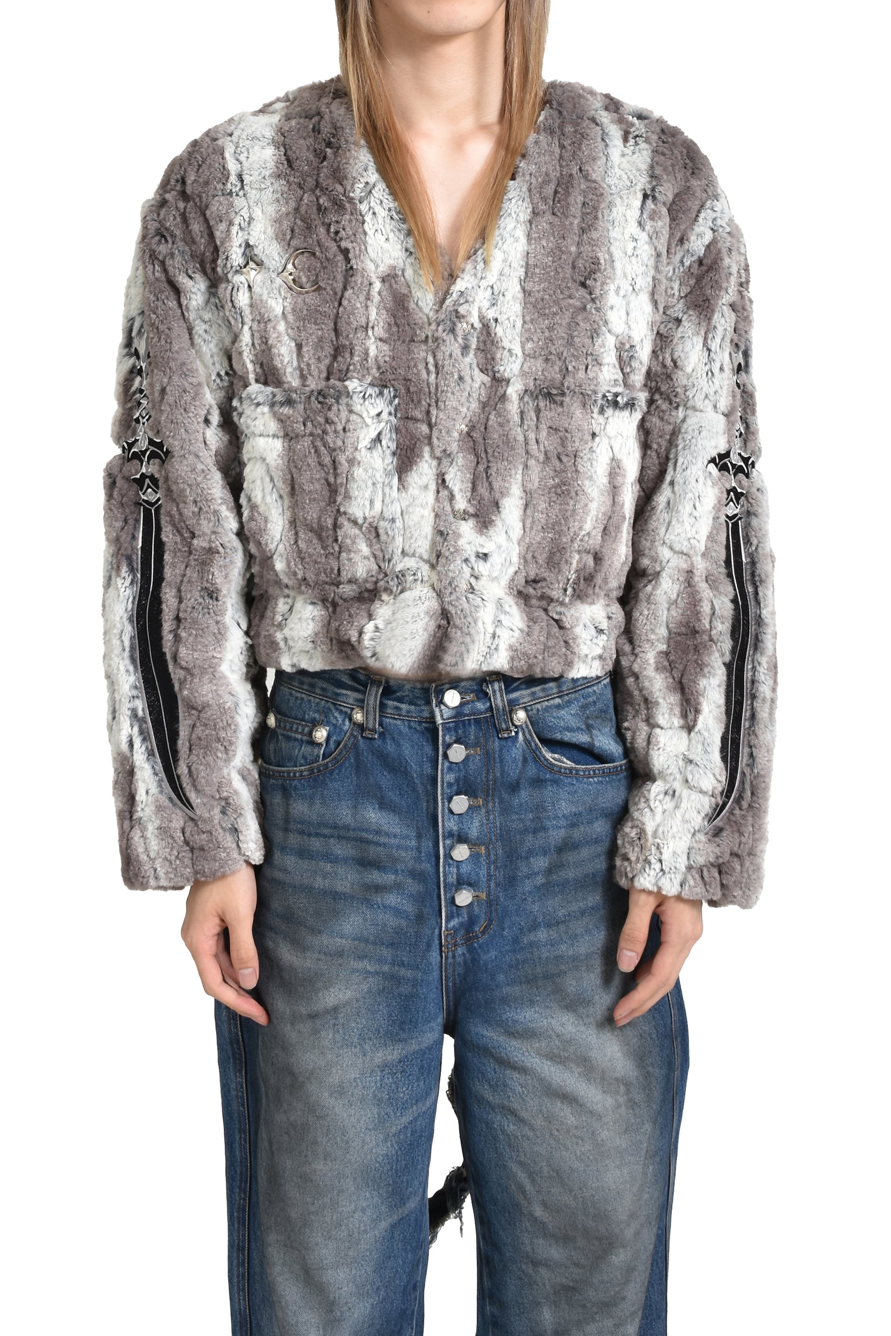 FAKE FUR JACKET / IVORY