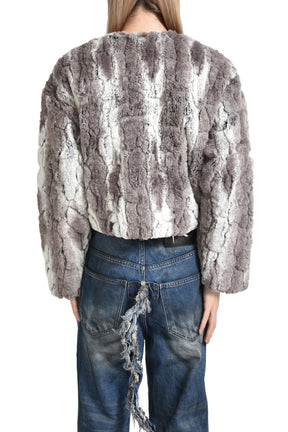 FAKE FUR JACKET / IVORY