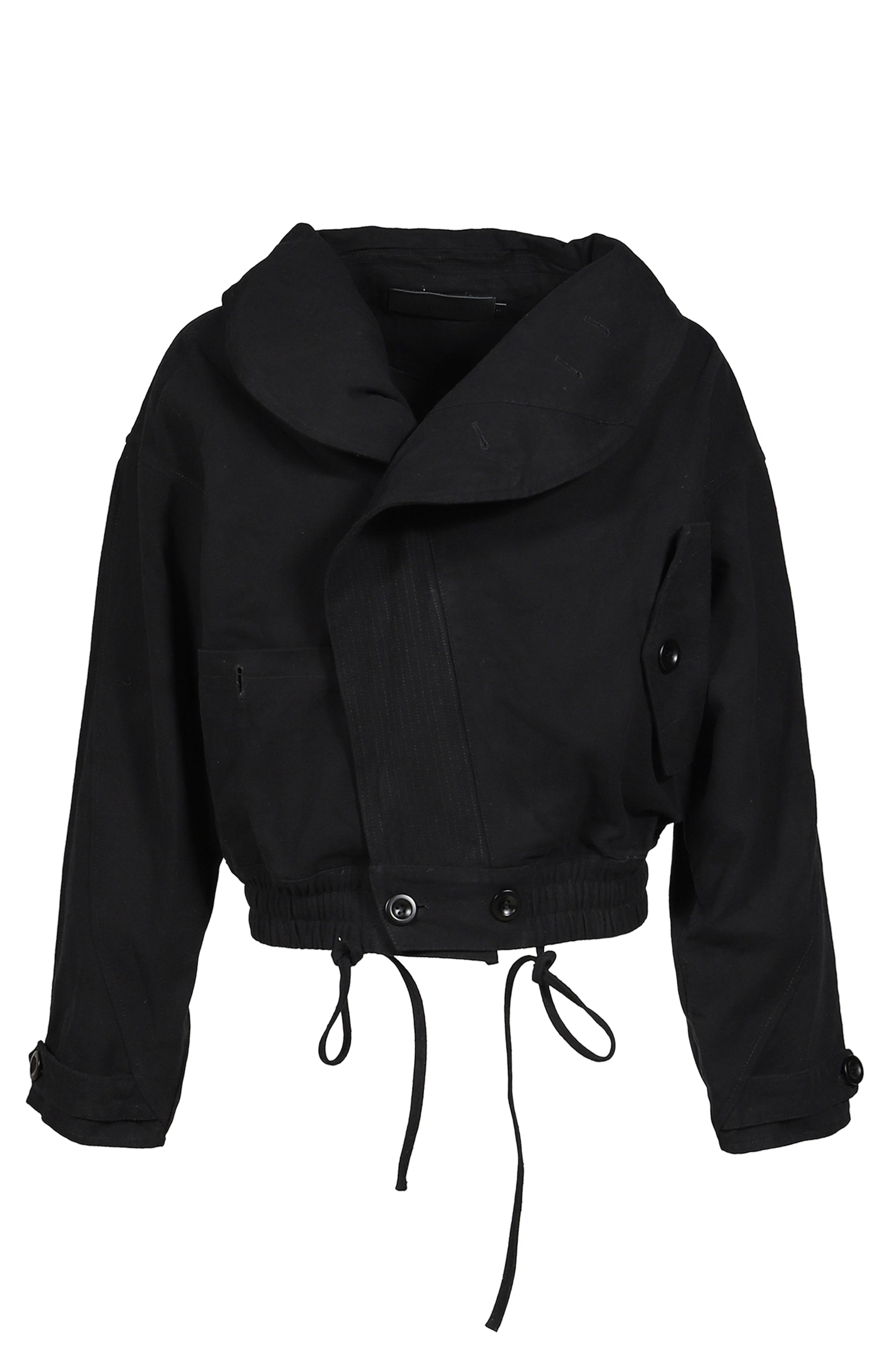 CIRCLE COLLAR JACKET / BLK