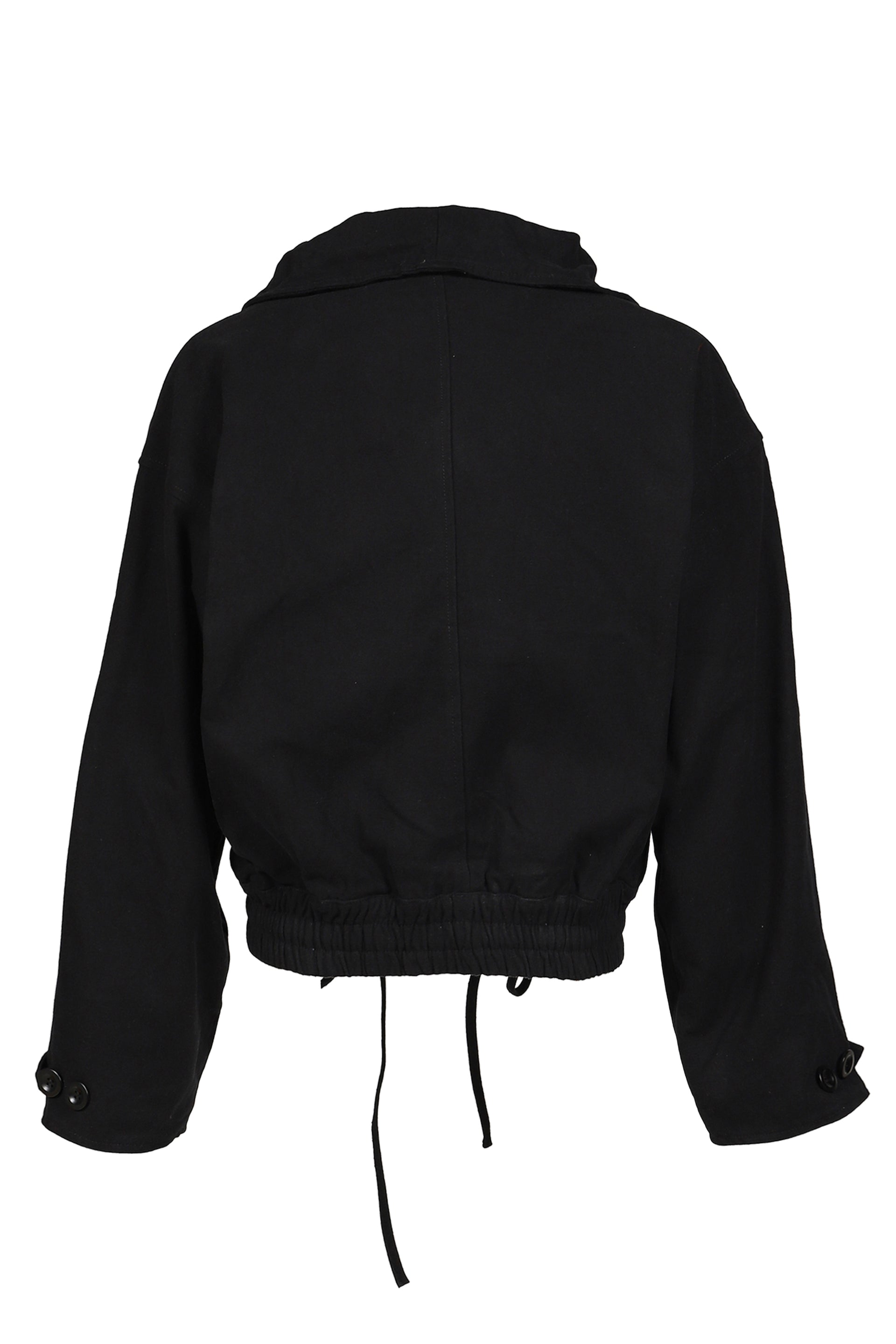 CIRCLE COLLAR JACKET / BLK