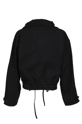 CIRCLE COLLAR JACKET / BLK