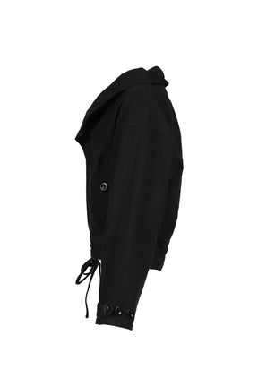 CIRCLE COLLAR JACKET / BLK