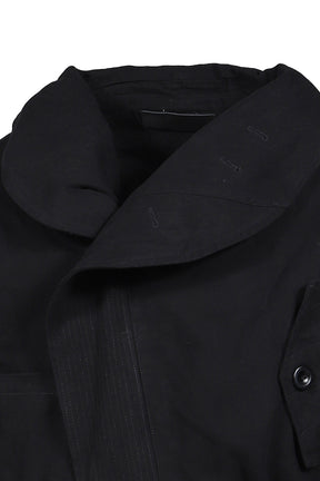 CIRCLE COLLAR JACKET / BLK