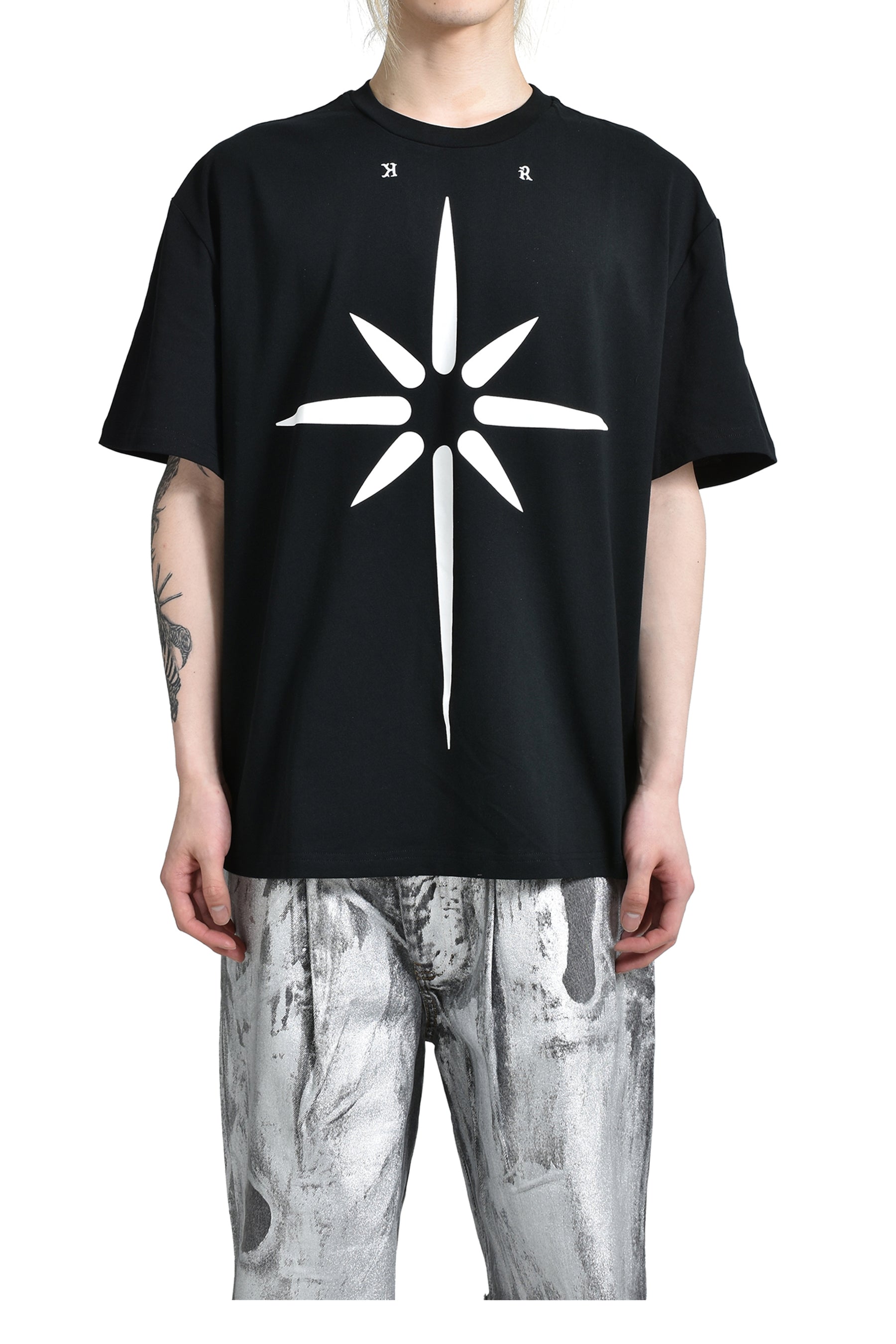 KUSIKOHC クシコック SS25 OVERSIZE T-SHIRT / BLK - NUBIAN