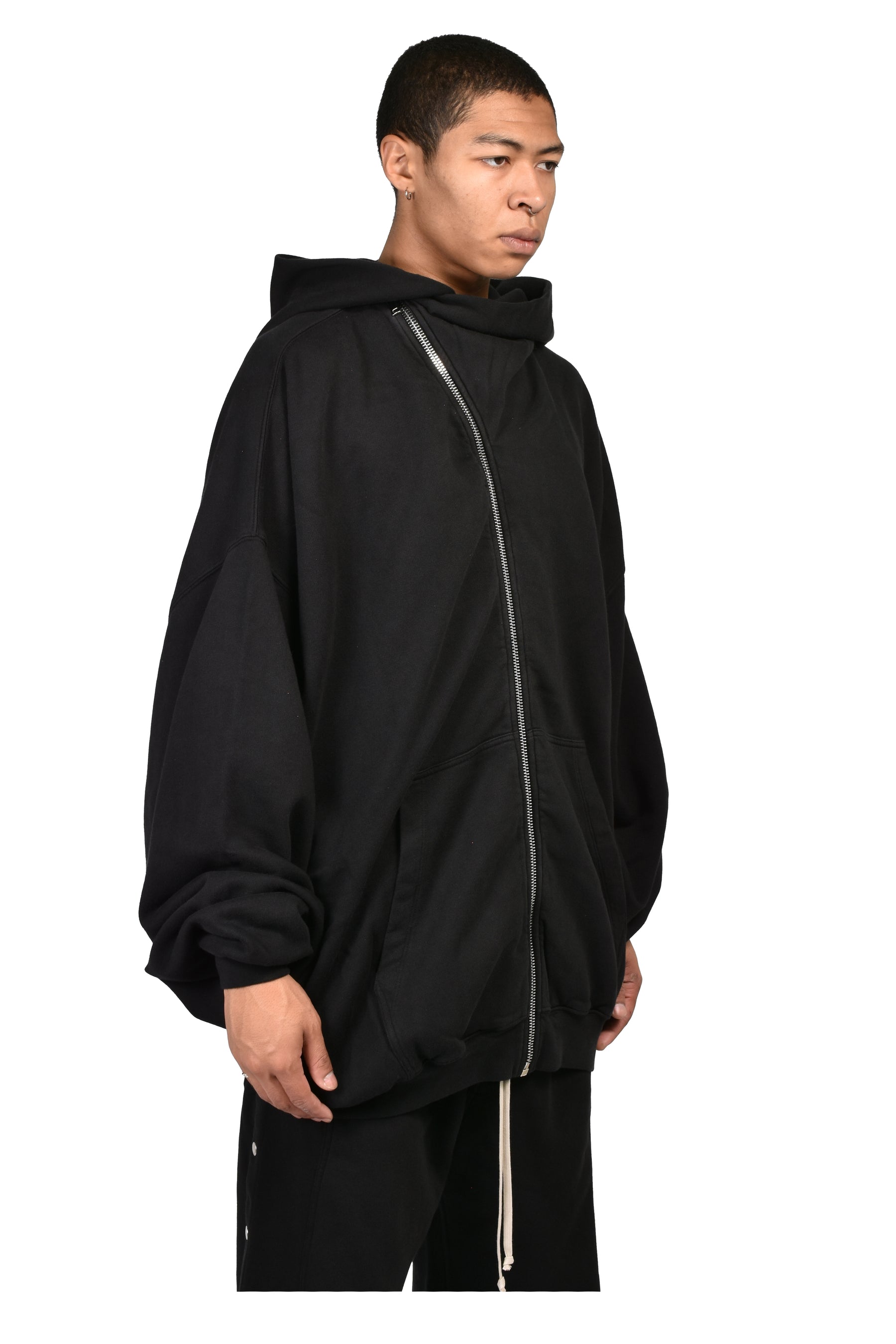MOUNTAIN HUN HOODIE / BLK
