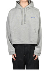 ATHLETIC LOGO HOODIE / GRY MELANGE