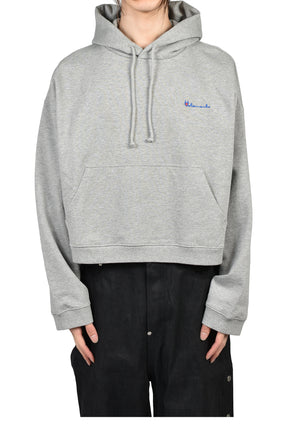 ATHLETIC LOGO HOODIE / GRY MELANGE