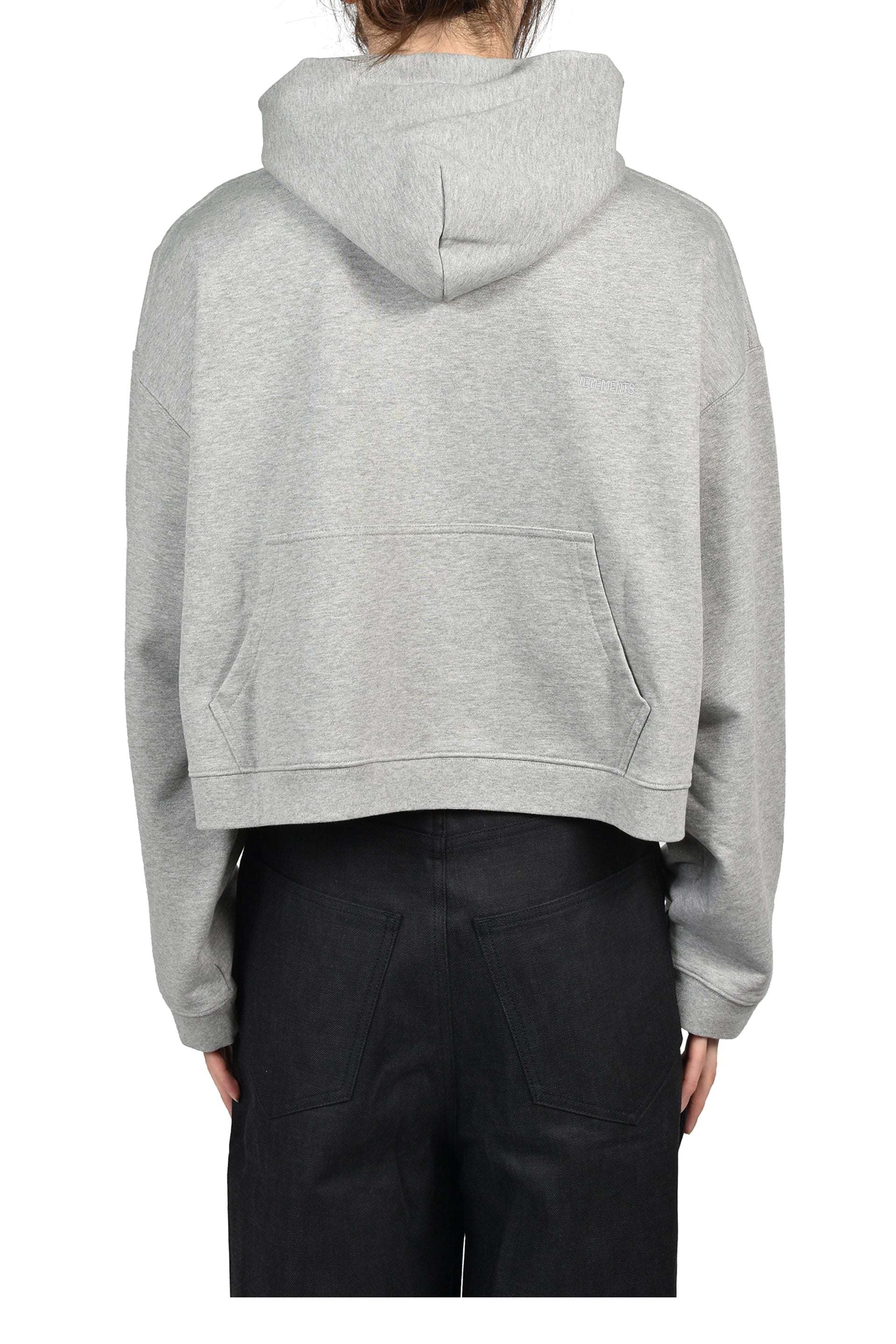 ATHLETIC LOGO HOODIE / GRY MELANGE