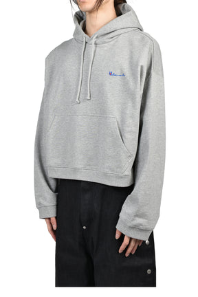 ATHLETIC LOGO HOODIE / GRY MELANGE