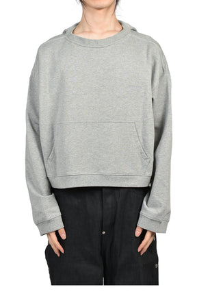 ATHLETIC LOGO HOODIE / GRY MELANGE